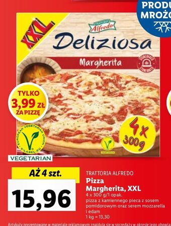 Lidl Pizza margherita xxl trattoria alfredo oferta