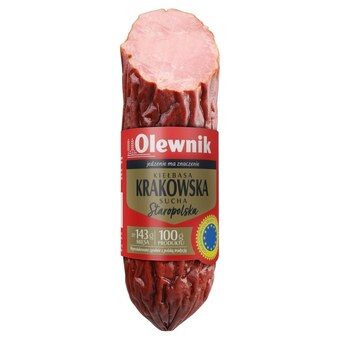 Carrefour Market Olewnik kiełbasa krakowska sucha staropolska 320 g oferta