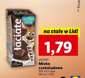Lidl Mleko czekoladowe łaciate oferta