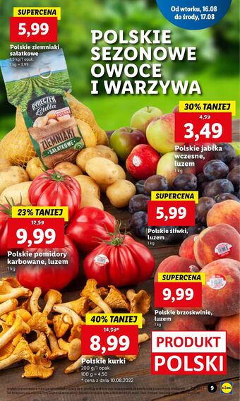 Lidl Pomidory karbowane oferta