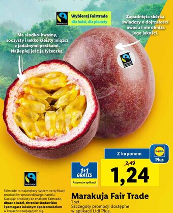 Lidl Marakuja fairtrade oferta
