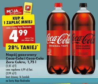Biedronka Napój coca-cola oferta