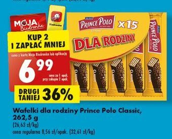 Biedronka Wafelek classic prince polo oferta