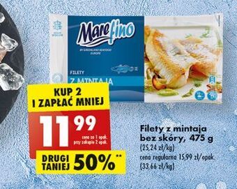 Biedronka Filet z mintaja mare fino oferta