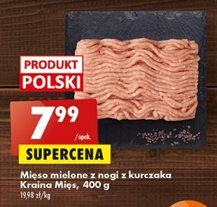 Biedronka Mięso mielone z nogi kurczaka kraina mięs oferta
