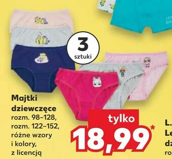 Kaufland Majtki dziewczęce oferta