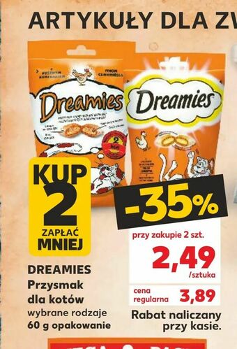 Kaufland DREAMIES Przysmak dla kotów oferta