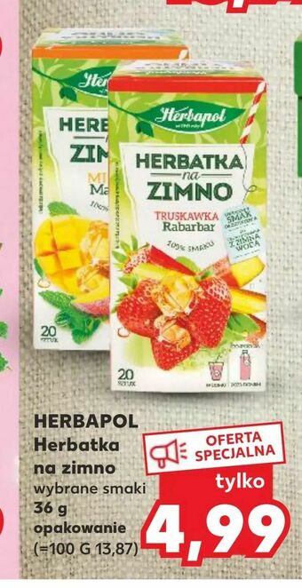 Kaufland HERBAPOL Herbatka na zimno oferta