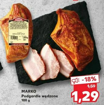 Kaufland MARKO Podgardle wędzone oferta