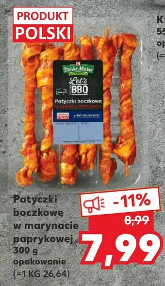 Kaufland Patyczki boczkowe w marynacie paprykowej oferta