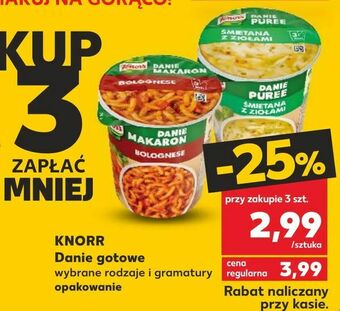 Kaufland KNORR Danie gotowe oferta