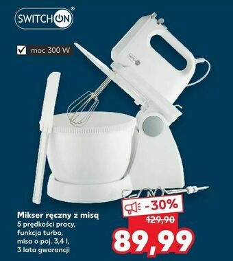Kaufland Mikser ręczny z misą oferta