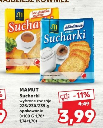 Kaufland MAMUT Sucharki oferta