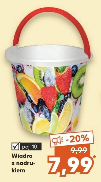 Kaufland Wiadro z nadrukiem oferta