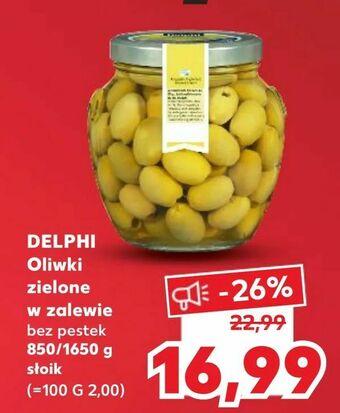 Kaufland DELPHI Oliwki zielone w zalewie oferta