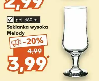 Kaufland Szklanka wysoka Melody oferta