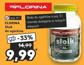 Kaufland FLORINA Słoik do ogórków oferta