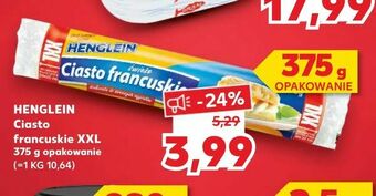 Kaufland HENGLEIN Ciasto francuskie XXL oferta
