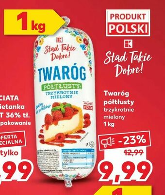Kaufland Twaróg półtłusty oferta