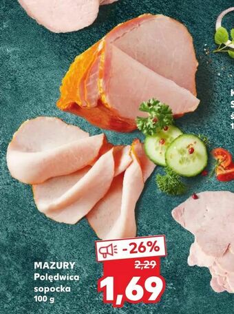 Kaufland MAZURY Polędwica sopocka oferta