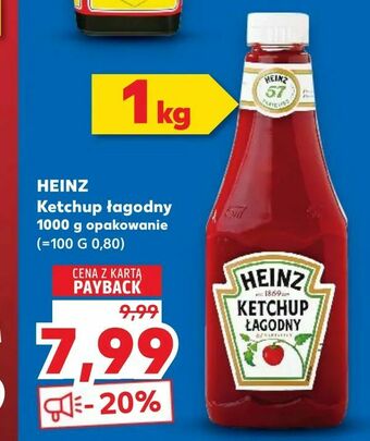 Kaufland HEINZ Ketchup łagodny oferta