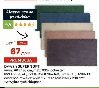 Leroy Merlin Dywan SUPER SOFT oferta