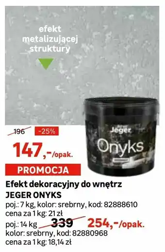 Leroy Merlin Efekt dekoracyjny do wnętrz JEGER ONYKS oferta