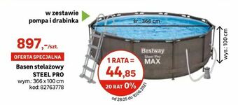 Leroy Merlin Basen stelażowy STEEL PRO oferta