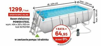 Leroy Merlin Basen stelażowy POWER STEEL oferta