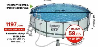 Leroy Merlin Basen stelażowy STEEL PRO oferta