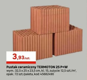 Leroy Merlin Pustak ceramiczny TERMOTON 25 P+W oferta