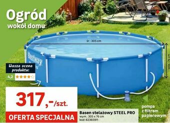 Leroy Merlin Basen stelażowy STEEL PRO oferta