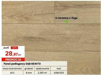 Leroy Merlin Panel podłogowy DĄB BENITO oferta