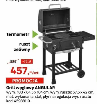 Leroy Merlin Grill węglowy ANGULAR oferta