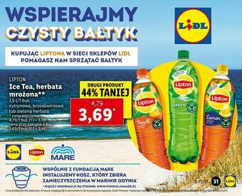 Lidl Ice Tea, herbata mrożona oferta