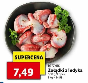 Lidl Żołądki z indyka oferta