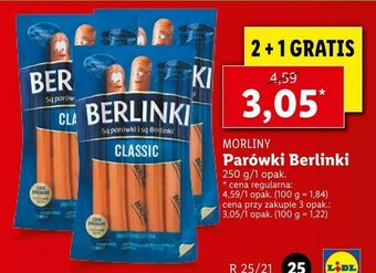 Lidl Parówki Berlinki oferta