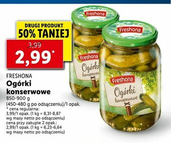 Lidl Ogórki konserwowe oferta