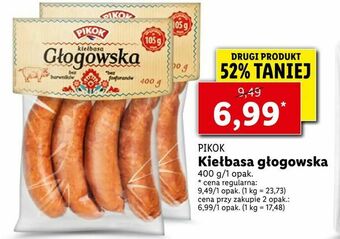 Lidl Kiełbasa głogowska oferta
