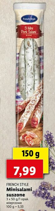 Lidl Minisalami suszone oferta