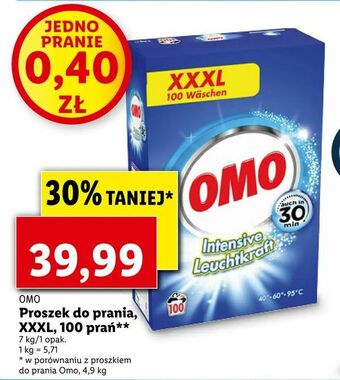 Lidl Proszek do prania, XXXL, 100 prań oferta