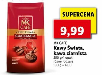 Lidl Kawy Świata, kawa ziarnista oferta