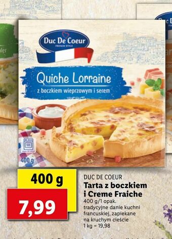 Lidl Tarta z boczkiem i Creme Fraiche oferta