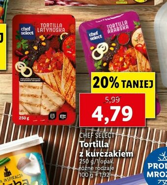 Lidl Tortilla z kurczakiem oferta