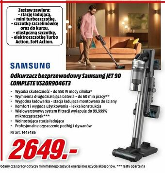 Odkurzacz bezprzewodowy Samsung JET 90 COMPLETE VS20R9046T3