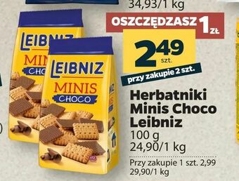 Netto Herbatniki Minis Choco Leibniz oferta