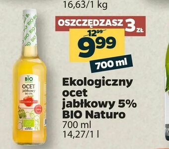 Netto Ekologiczny ocet jabłkowy 5% BIO Naturo oferta