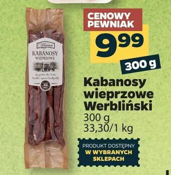 Netto Kabanosy wieprzowe Werbliński oferta