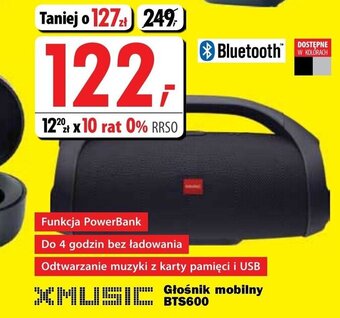 XMUSIC Głośnik mobilny BTS600