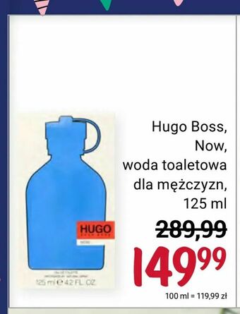 Rossmann Hugo Boss, Now, woda toaletowa dla mężczyzn oferta